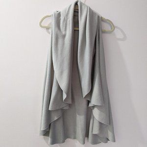 Wrap Vest Shawl - Blue